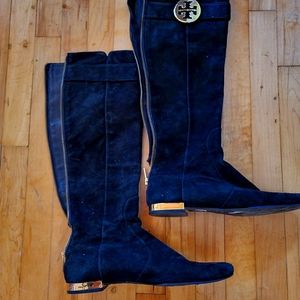 Auth Tory Burch suede boots